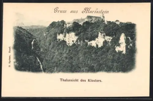 AK Mariastein, Thalansicht des Klosters