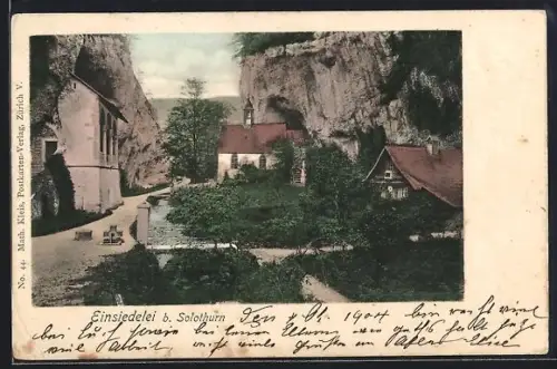 AK Solothurn, Einsiedelei mit Kapelle