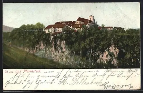 AK Mariastein, Blick zum Kloster