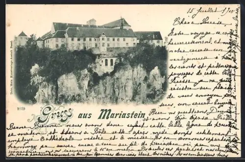AK Mariastein, Ansicht des Klosters