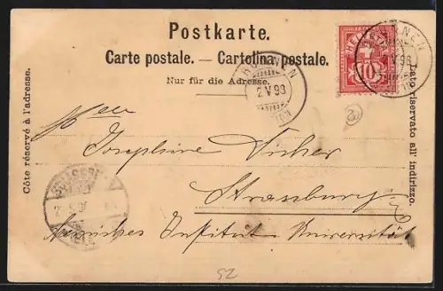 AK Rigi-Kulm, Panorama mit Rigi-Staffel