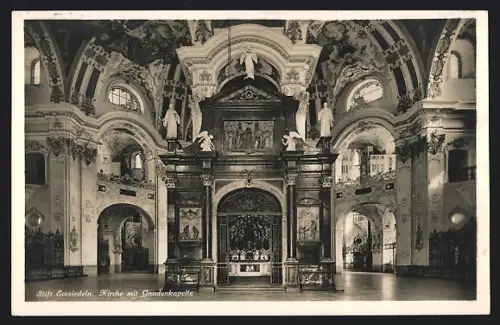 AK Einsiedeln, Stift-Kirche mit Gnadenkapelle