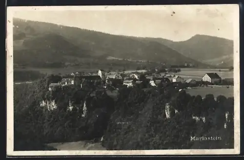AK Mariastein, Teilansicht mit Kirche
