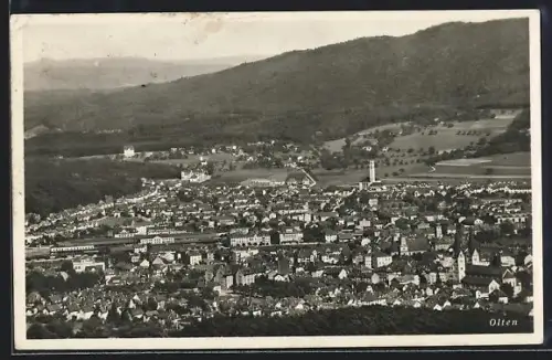 AK Olten, Teilansicht mit Kirche