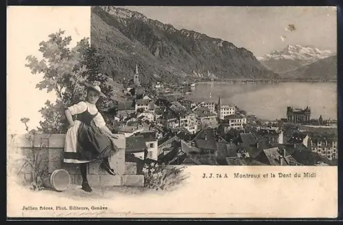 AK Montreux, Montreux et la Dent du Midi