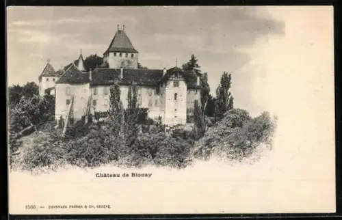 AK Blonay, Chateau, um 1900