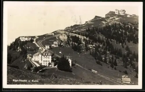 AK Rigi-Staffel, Panorama mit Kulm