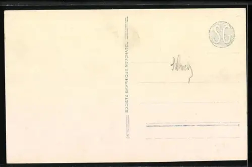 AK Gornergrat, Panorama mit Monte Rosa