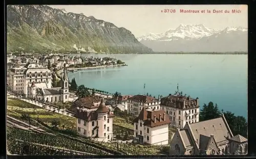 AK Montreux, Panorama et la Dent du Midi