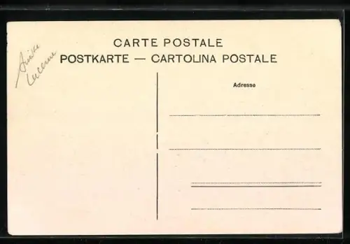 AK Luzern, Hofkirche und Rigi