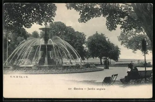 AK Genève, Jardin anglais