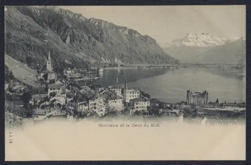 AK Montreux, Panorama et la Dent du Midi