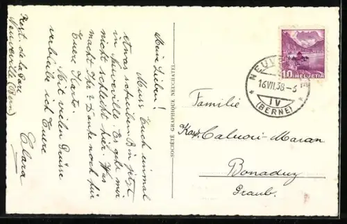 AK Neuveville, Teilansicht