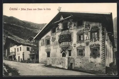 AK Oetz /Ötztal, Altes Haus zum Stern