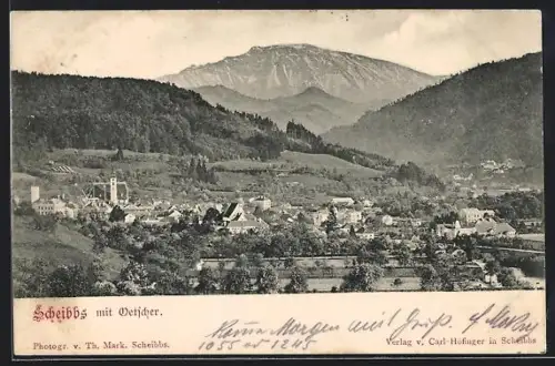 AK Scheibbs, Panorama mit Oetscher