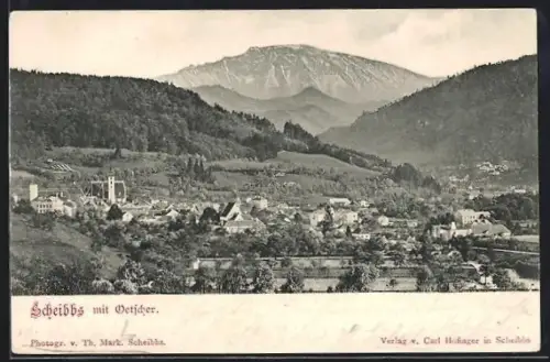 AK Scheibbs, Panorama mit Ötscher