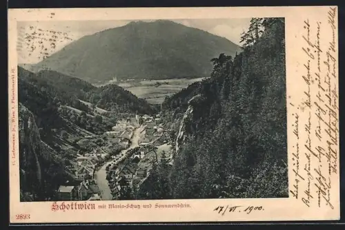 AK Schottwien, Mit Maria-Schutz und Sonnwendstein