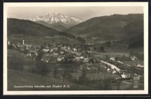 AK Scheibbs, Panorama mit Ötscher