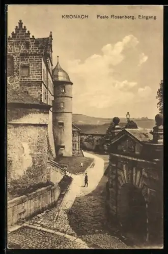 AK Kronach, Feste Rosenberg, Eingang