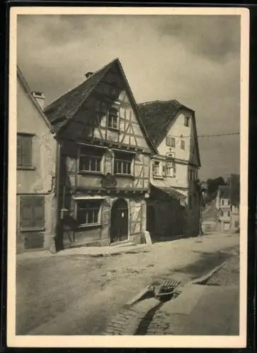 AK Marbach, Schillers Geburtshaus