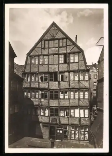 AK Alt-Hamburg, Brahms` Geburtshaus, Speckstrasse 60