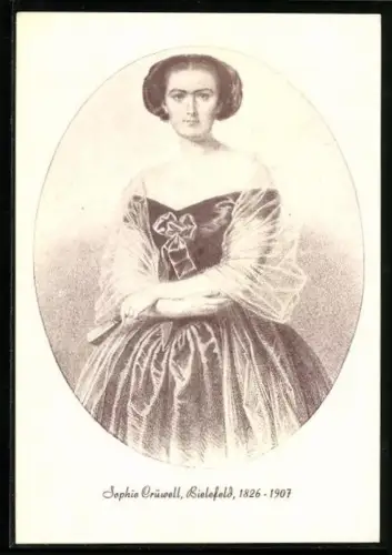AK Bielefeld, Porträt Sophie Cruwell 1826-1907
