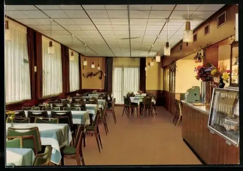 AK Maulbronn-Althof, Hotel Restaurant und Pension Zur Linde, Bes. Franz Kiefer, Speisesaal