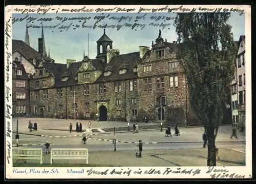 AK Kassel, Platz der SA, Marstall