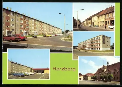 AK Herzberg, Wilhelm-Pieck-Ring, Juri-Gagarin-Oberschule, Rathaus