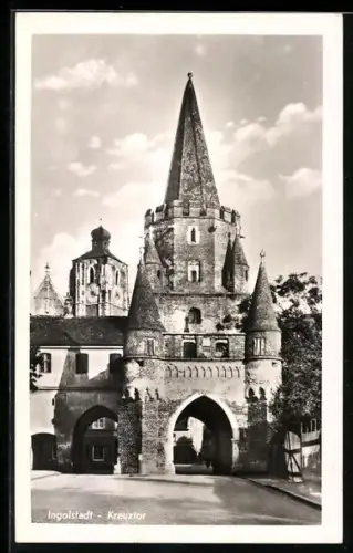 AK Ingolstadt, Blick zum Kreuztor