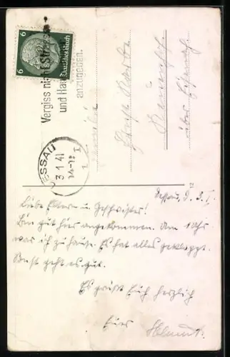 AK Dessau, Partie am Rathaus