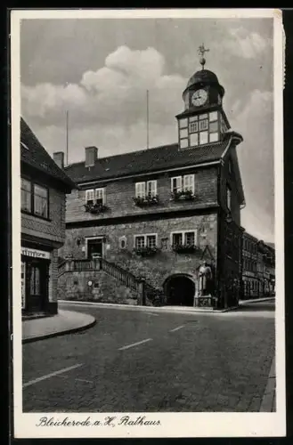 AK Bleicherode a. H., Blick zum Rathaus