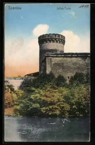 AK Berlin-Spandau, Blick zum Julius-Turm