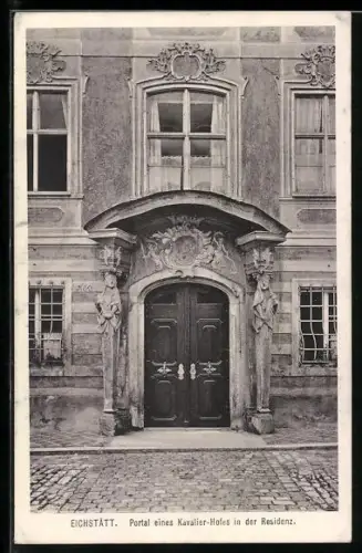 AK Eichstätt, Portal eines Kavalier-Hofes in der Residenz