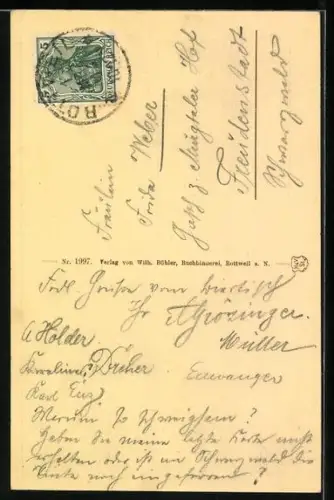 AK Rottweil a. N., Partie am Viadukt