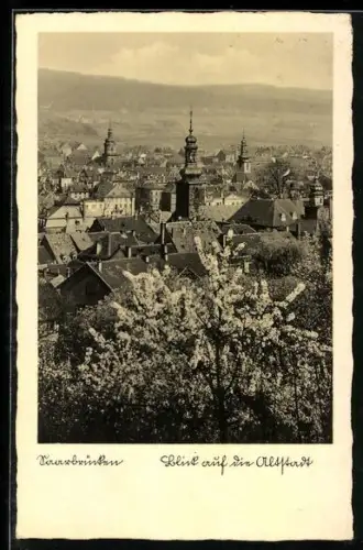 AK Saarbrücken, Blick auf die Altstadt