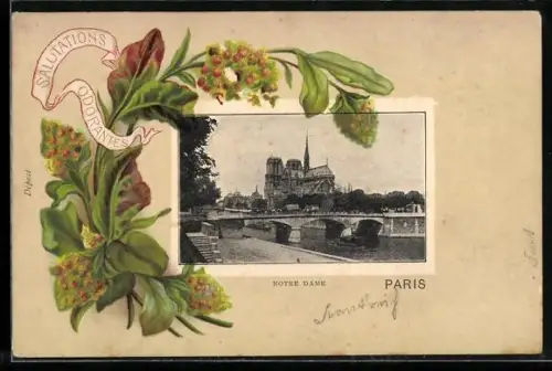 AK Paris, Cathédrale Notre-Dame