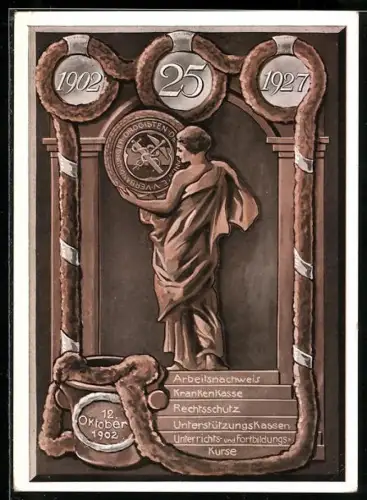 AK Verband junger Drogisten Deutschlands 1902 - 1927