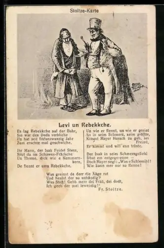 AK Stoltze-Karte, Levi un Rebekkche