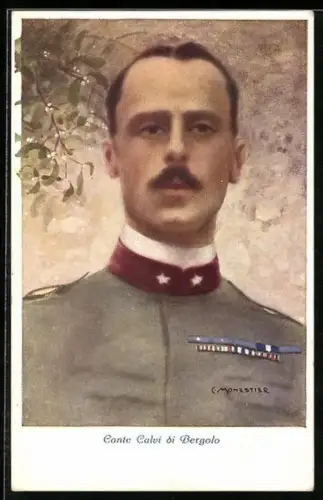 Künstler-AK C. Monestier: Conte Calvi di Bergolo