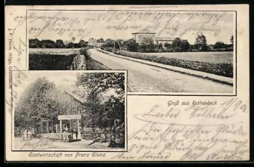 AK Rothenbeck, Gasthaus v. Franz Glunz