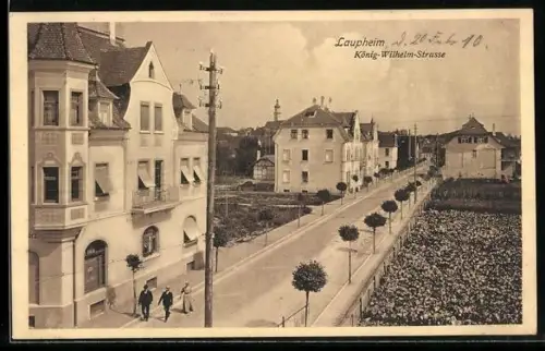 AK Laupheim, Blick in die König-Wilhelm-Strasse