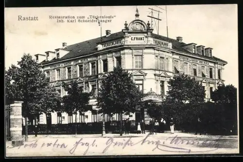 AK Rastatt, Restaurant zum Türkenlouis, Inh. Karl Schneiderbanger