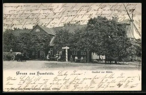 AK Hamfelde, Gasthof zur Mühle