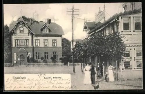 AK Glücksburg, Kaiserliches Postamt