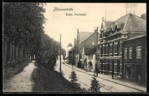 AK Ahrensbök, Kaiserliches Postamt