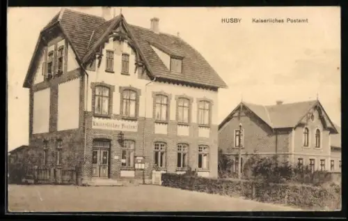 AK Husby, Kaiserliches Postamt