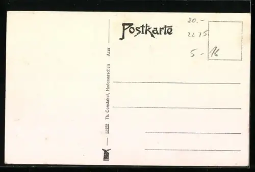 AK Hanerau, Strassenpartie mit Post