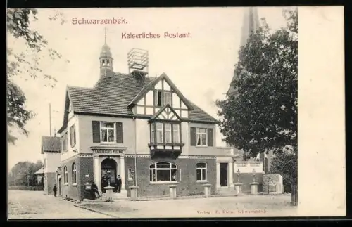 AK Schwarzenbek, Kaiserliches Postamt