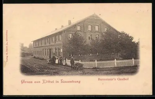 AK Köthel /Lauenburg, Burmeister`s Gasthof